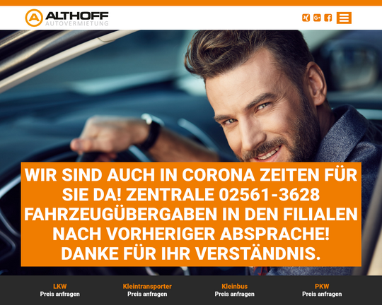 Autovermietung Althoff Logo