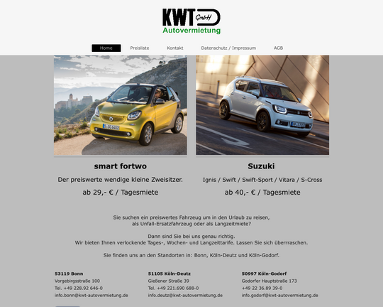 KWT Autovermietung Logo