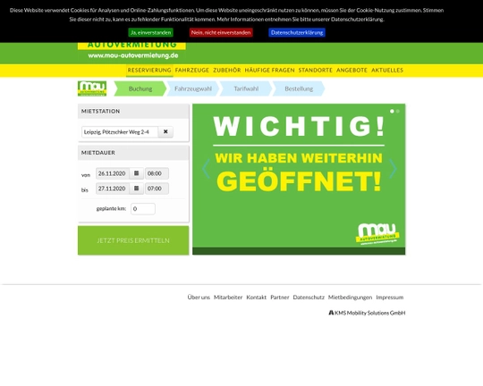 Mau Autovermietung Logo